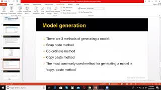 STAAD Pro  Beam model generation Pt 1