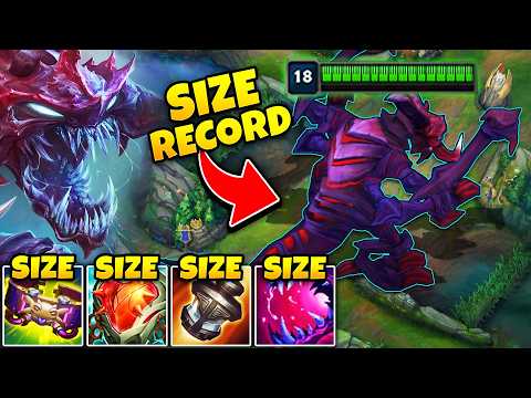 I Broke The Cho'gath Size Record This Game (12,000 Health Wtf?)