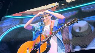 Weezer - The World Has Turned and Left Me Here (live acoustic) 9/2/23 Irvine, CA