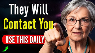 MAGICAL TECHNIQUE | Obtain Immediate Contact From A Specific Person | Use This Daily