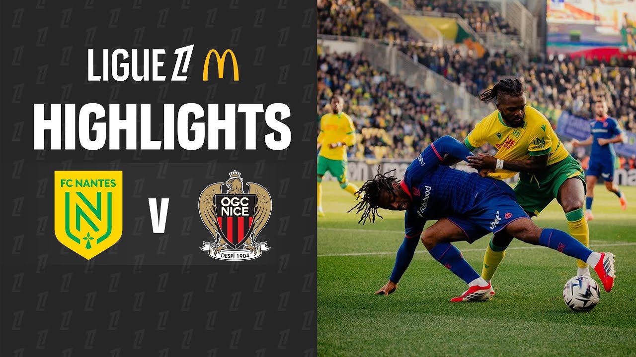 [Highlight] France Ligue 1 : น็องต์ vs นีซ (25-01-69)
