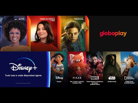 Globoplay e Disney+ - Globoplay e Disney+