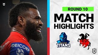 Gold Coast Titans v St George Illawarra Dragons | Match Highlights | Round 10, 2022 | NRL