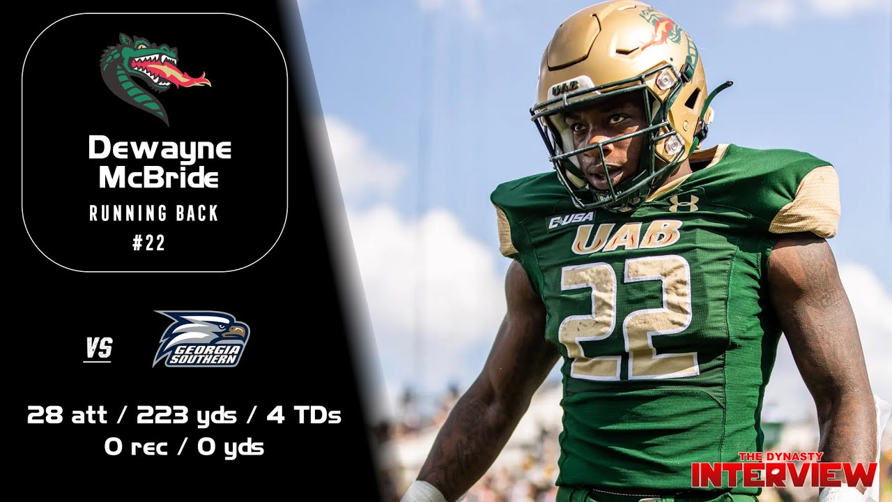 dewayne-mcbride-uab-rb-22-vs-georgia-southern-2022-youtube