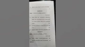 CCSU BCA 4 SEM 2024 COMPUTER GRAPHICS AND MULTIMEDIA APPLICATION BCA-401#bcacollege #bcadegree#ccsu