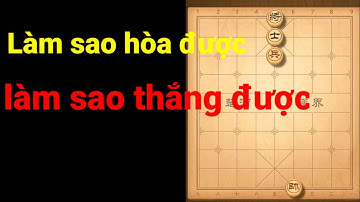 Đơn Tốt Hòa Thắng Đơn Sĩ| Cờ Tàn Thực Chiến