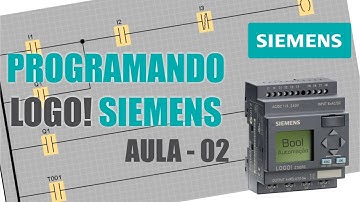 Vídeo Aula CLP LOGO! Siemens Aula 02 - Exemplo Partida Direta