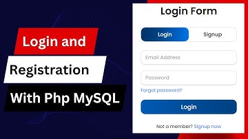 Login and Registration Form Using PHP And MySQL Database in Hindi || Simple Login and Registration