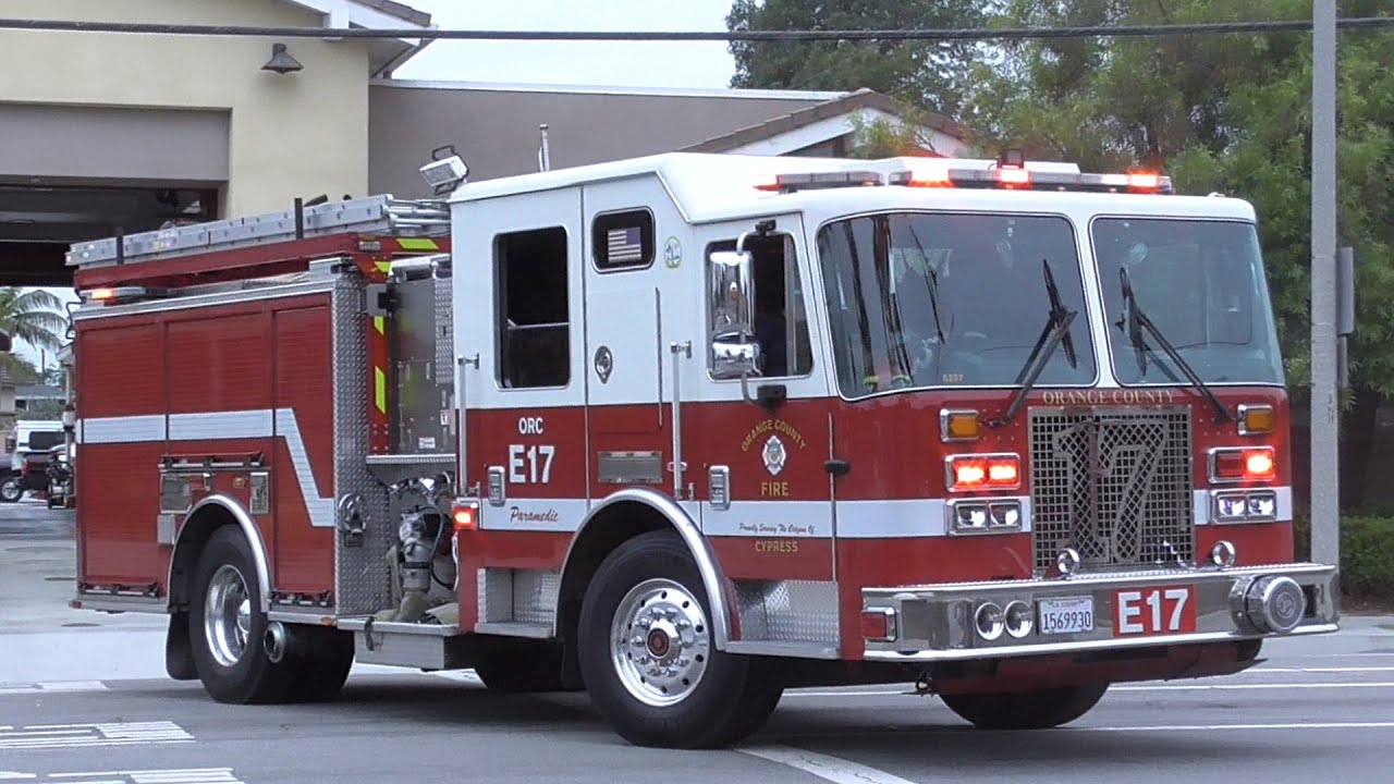 OCFA Engine 17 Responding
