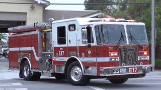 OCFA Engine 17 Responding