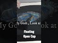 Floating Open Cup (full video 161)     #fun #art #howto #acrylics #manonpetitart #opencup #fluidart