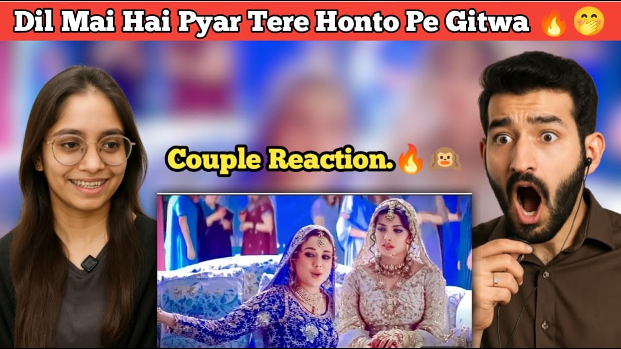 Dil Mein Hai Pyar Tera Hoton Pe Gitwa 4K Video Song Alka Yagnik The Hero Pakistani Couple Reaction