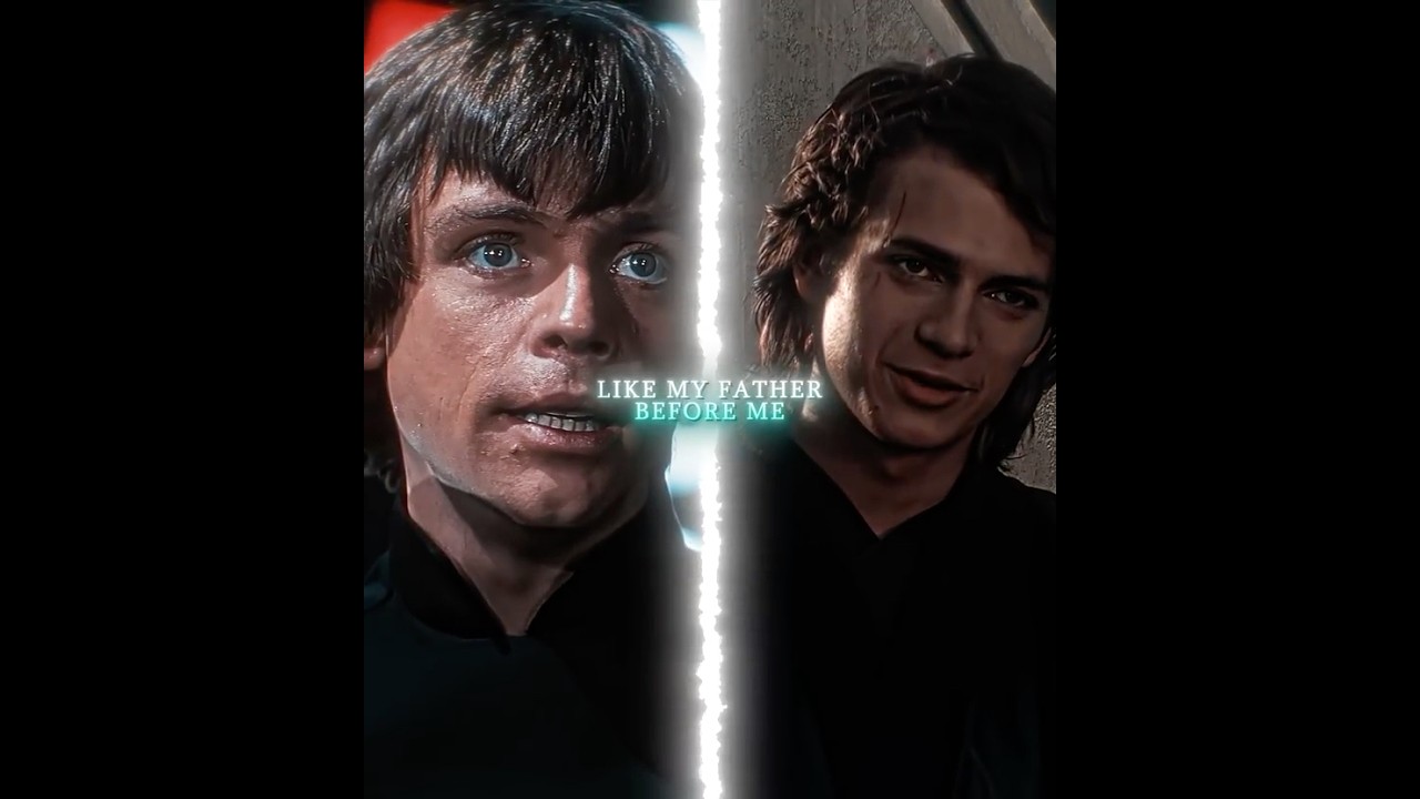Like Father Like son ... - Edit - #darthvader #anakinskywalkeredit #lukeskywalkeredits #starwars