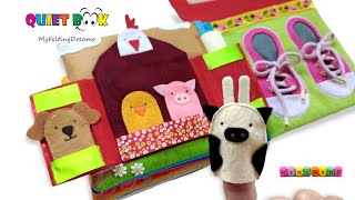 126. Quiet book &quot;Ema&quot; | Children Early Learning Educational Toy | Toddlers Busy Book - handmade