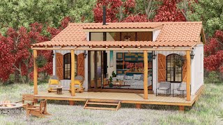 Living Big in a Tiny House - Small house ideas design - Tiny house tour.