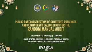 PUBLIC RANDOM SELECTION OF CLUSTERED PRECINCT