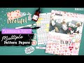 USING MULTIPLE PATTERNED PAPERS // Scrapbooking Process "Sweet Hearts"