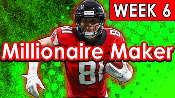 DraftKings NFL Week 6 Millionaire Maker Lineup + DFS Picks