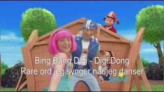 Lazy Town -- Bing Bang Norwegian w/Lyrics Resimi