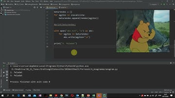Programozás 2010. okt. emelt - Anagramma - Python