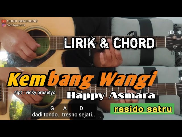 kembang sing wangi nggo sandaran kupu kupu- Happy Asmara (cover guitar) class=
