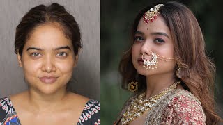 Manisha Rani | Quick Simple and Easy Bridal Long Lasting Makeup tutorial |   @pkmakeupstudio