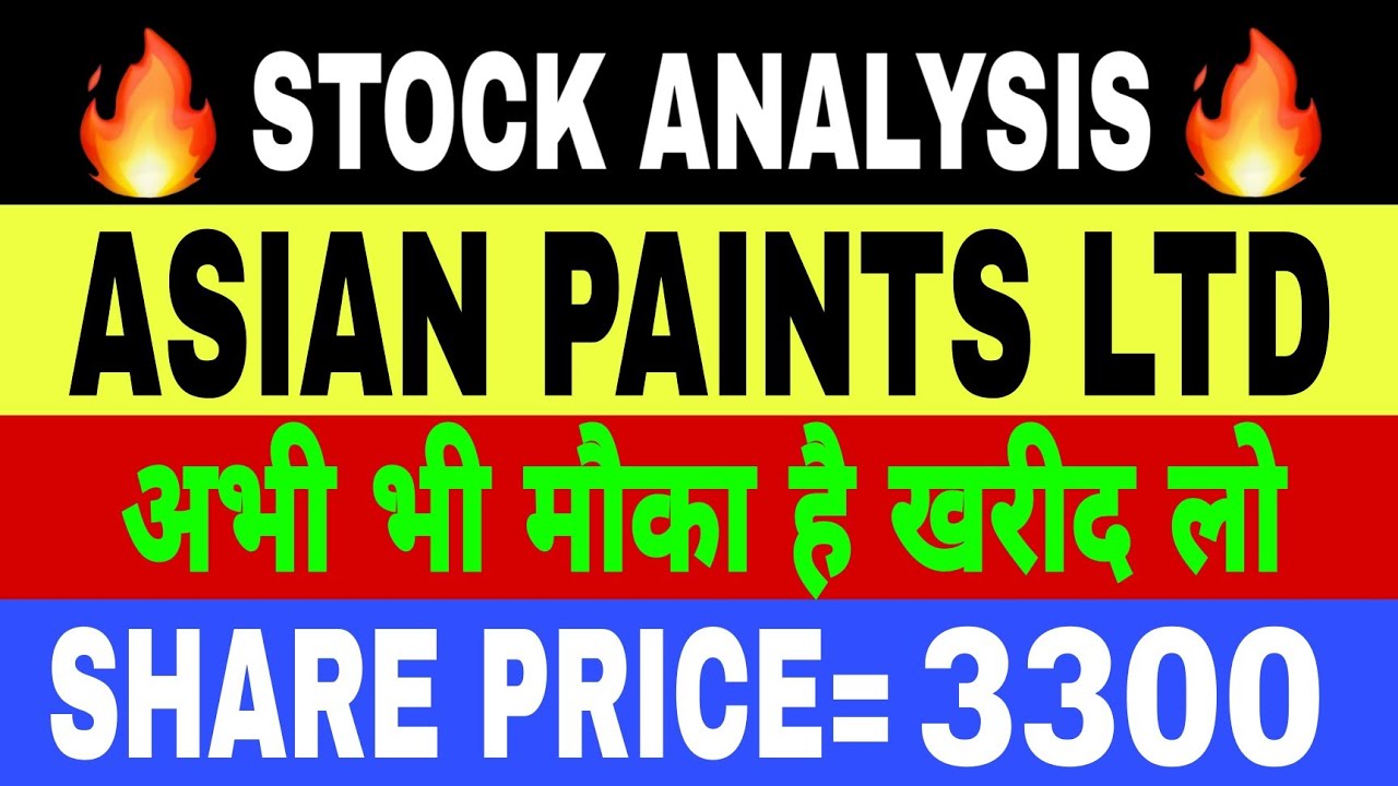 ASIAN PAINTS LTD SHARE ANALYSIS ASIAN PAINTS SHARE PRICE ASIAN