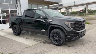 Black 2024 GMC Sierra 1500 Elevation Review Calgary Alberta - Wolfe Calgary