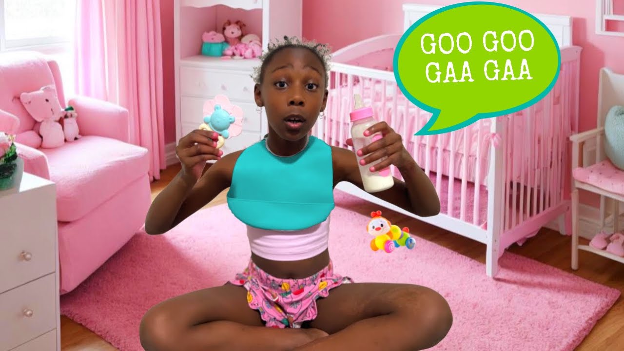 LEANNA turns into A BABY!! Morning Routine Mix Up with Magic MILK