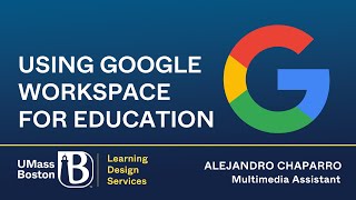 Using Google Workspace For Education