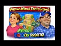 Auction Haul + Thrift Finds = $$$$ Flips!