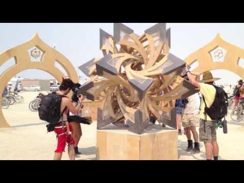 Burning Man 2013 - Center Camp Cafe Portal - Cathedral of Celestial Mathgic