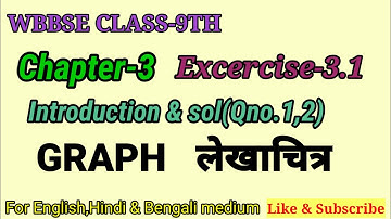 WB class 9th chapter-3|GRAPH लेखाचित्र |Introduction & solQno.1,2
