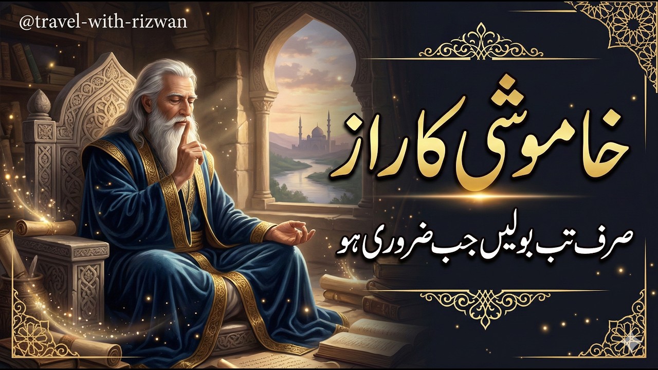 خاموشی کا راز: صرف تب بولیں جب ضروری ہو, Speak Only When Your Words Are More Beautiful Than Silence