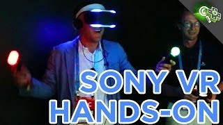 PS4 VR Headset Hands-On! Adam Sessler's Impressions of Sony's Project Morpheus at GDC 2014