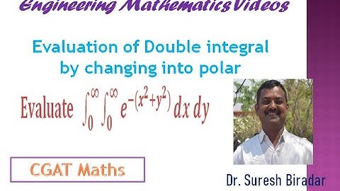 #6 Evaluation of Double integral by changing into Polar 22MATX21|VTU|SUK|21MAT21|18MAT21