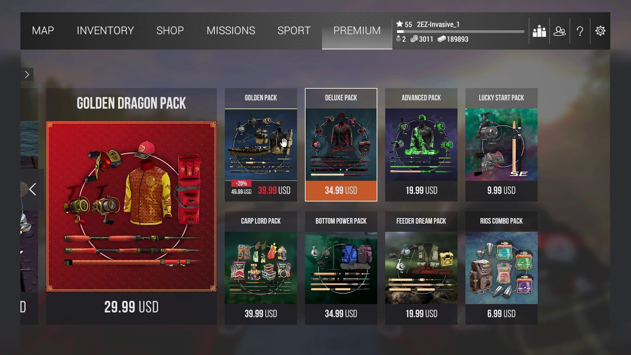 New Premium Shop On Fishing Planet (Testing Stage)