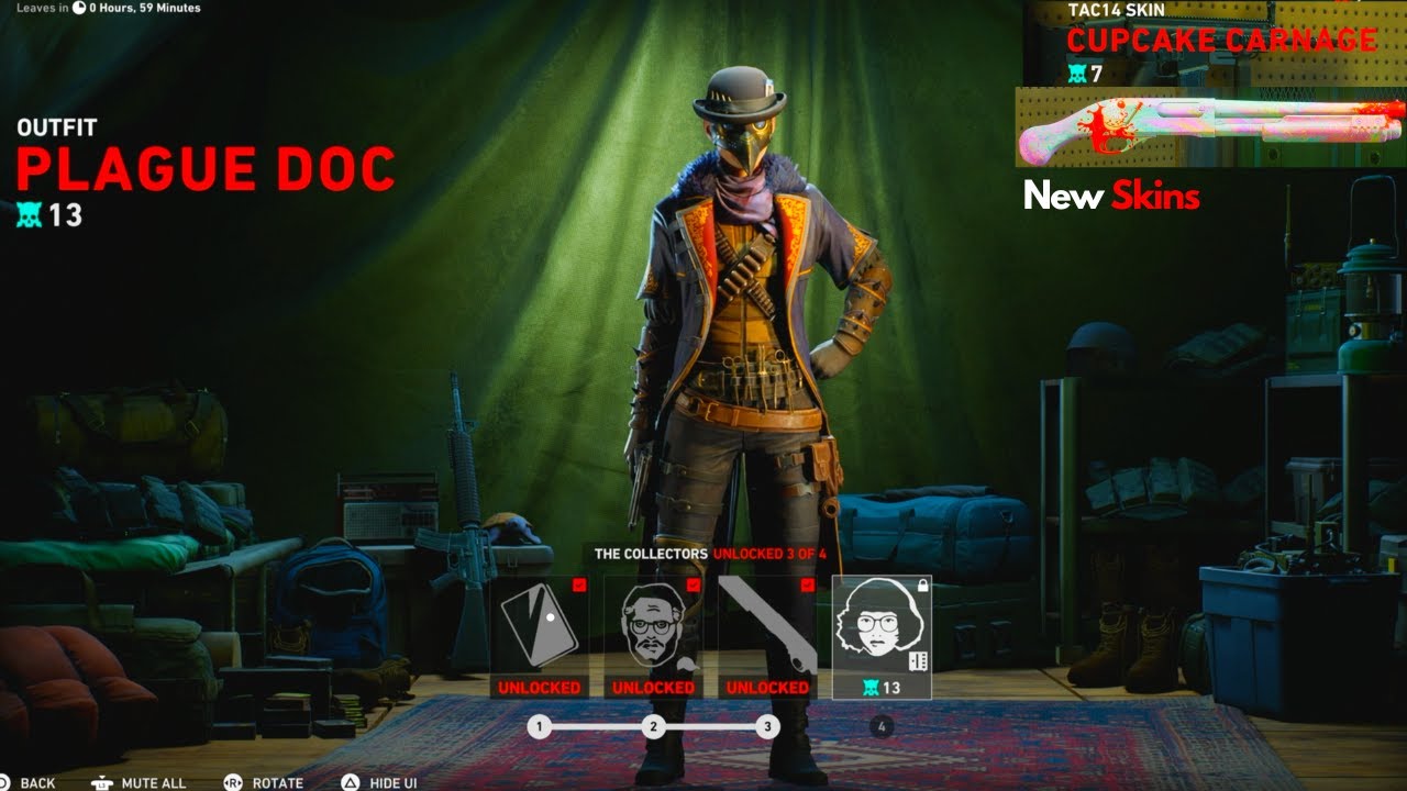 Plague Doc Back 4 Blood New Skins Unique Outfits