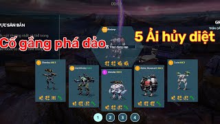 [War Robot] Phá đảo 5 ải pve với tư cách người không giỏi và kết quả