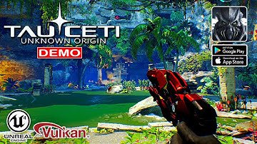 TauCeti Uknown Origin (Vulkan) - FPS Demo Gameplay (Android/IOS)