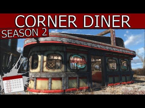 Corner Diner (Small Restaurant) - Fallout 4 Setllement Building