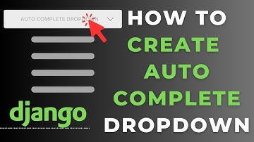 Django Tutorial - How To Create Django Autocomplete Datalist Dropdown