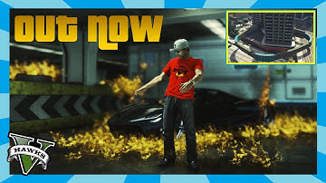 GTA Online My New HARD PS4 Race Out Now (Fire Winner Screen) Grand Theft Auto 5 Race Link
