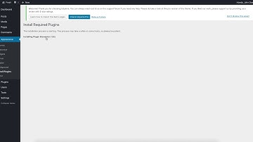 Import Demo Step 1 - Install & Activate Plugins - Udyama WordPress Theme