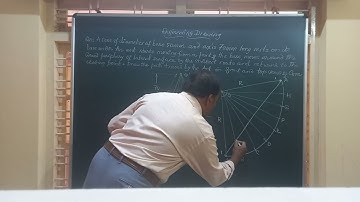 Ant moving around the cone/ Development of cone (Video no 322)/Engineering Drawing