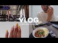 VLOG: 1st workout back at the gym, new nails, self care night, weekend fun!