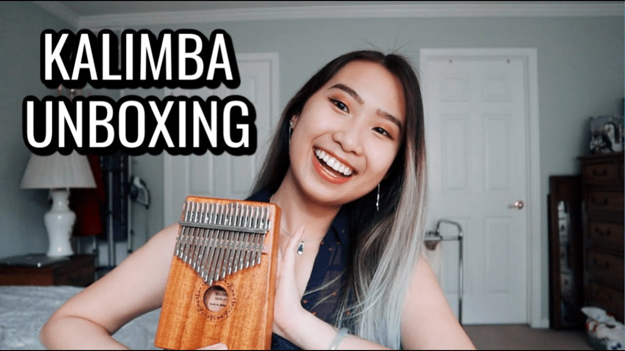 Unboxing My New Kalimba & Simple Songs I Learned | Hailie Harmony - YouTube