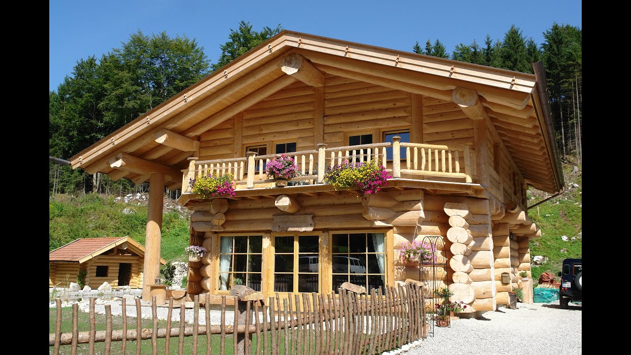 Blockhome TV - Naturstammhaus Zugspitzhaus (D) - YouTube