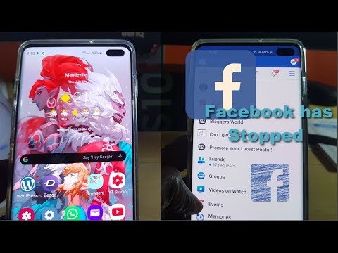 Fix Facebook keeps Crashing Galaxy S10 Plus