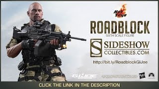 G.I. Joe Retaliation Hot Toys Roadblock Movie Masterpiece 1/6 Scale Collectible Figure Review